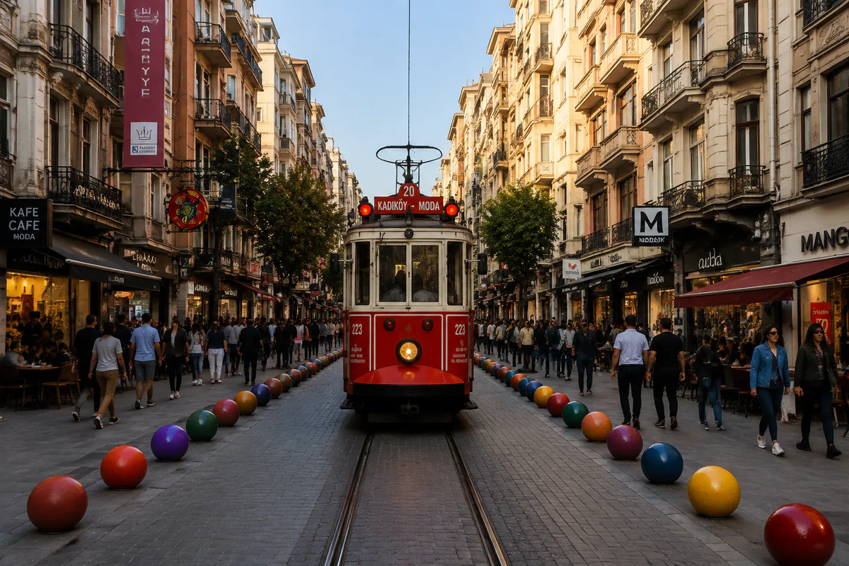 Bahariye Caddesi ve Süreyya Operası